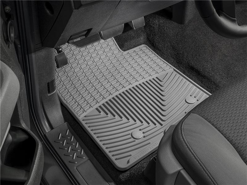 WeatherTech 03-13 Volvo XC90 Front Rubber Mats - Grey - Image 2