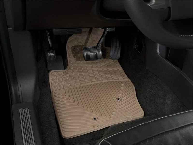 WeatherTech 03-13 Volvo XC90 Front Rubber Mats - Tan - Image 5