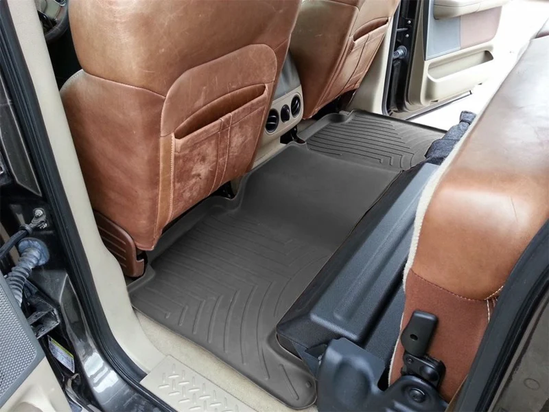 WeatherTech 04-08 Ford F150 Super Crew Rear FloorLiner - Black - Image 15