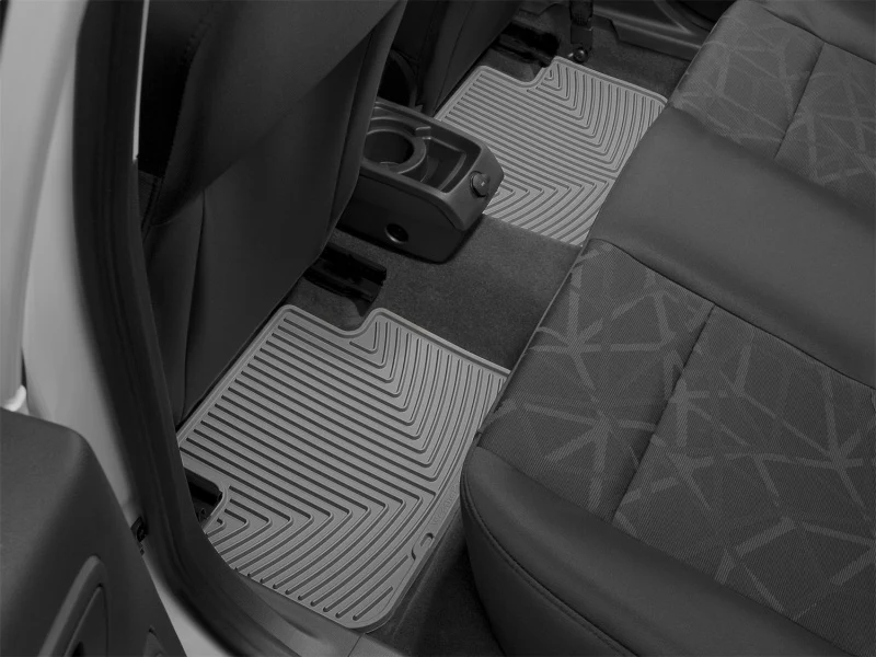 WeatherTech 04+ BMW X3 Rear Rubber Mats - Grey - Image 5