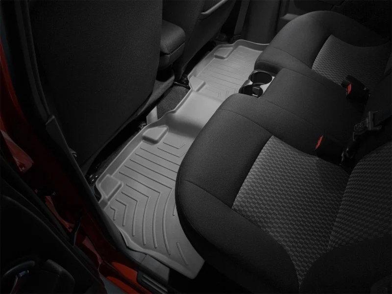 WeatherTech 04+ GMC Canyon Crew Cab Rear FloorLiner - Grey - Image 16