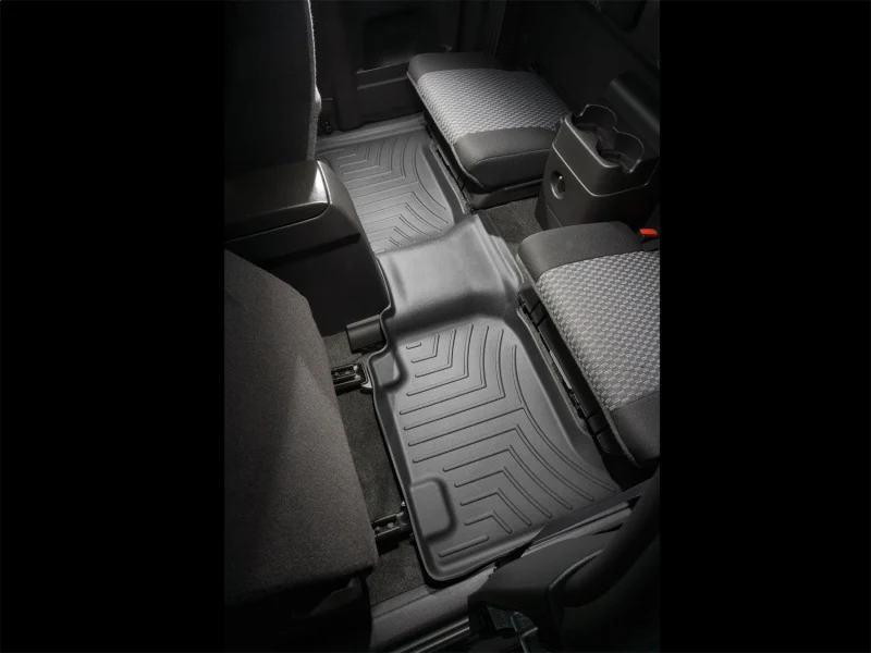 WeatherTech 04+ GMC Canyon Ext Cab Rear FloorLiner - Black - Image 16