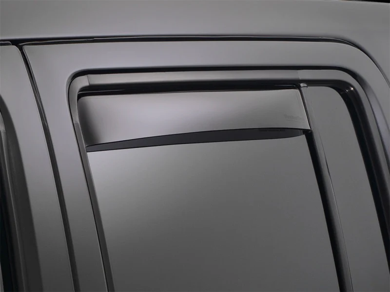 WeatherTech 05-06 Chevrolet Equinox Rear Side Window Deflectors - Dark Smoke - Image 7