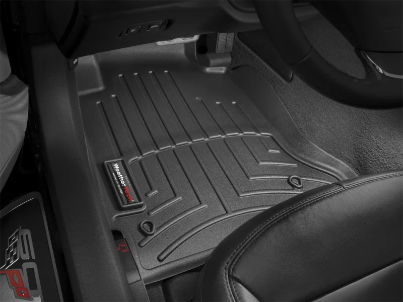 WeatherTech 05-12 Chevrolet Corvette Front FloorLiner - Black - Image 5