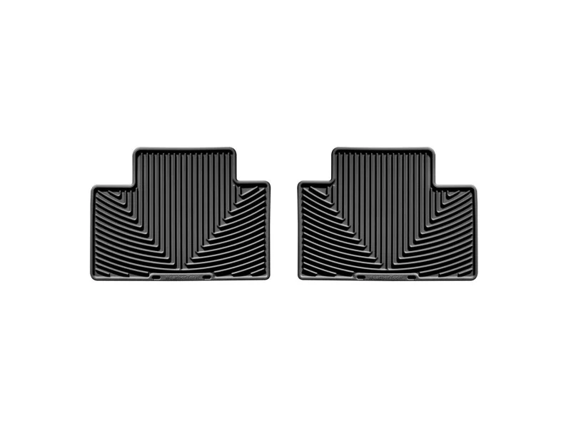 WeatherTech 05-13 Toyota Tacoma Crew Cab Rear Rubber Mats - Black - Image 2