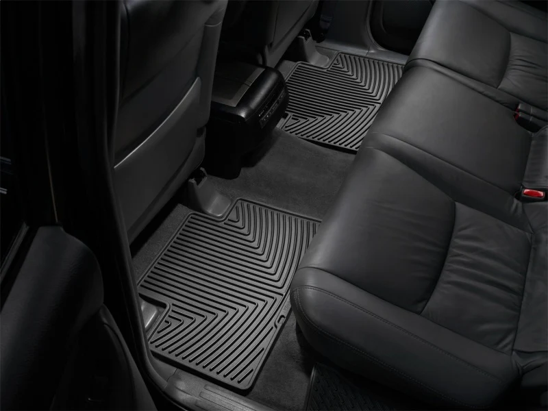 WeatherTech 05-13 Toyota Tacoma Crew Cab Rear Rubber Mats - Black - Image 5