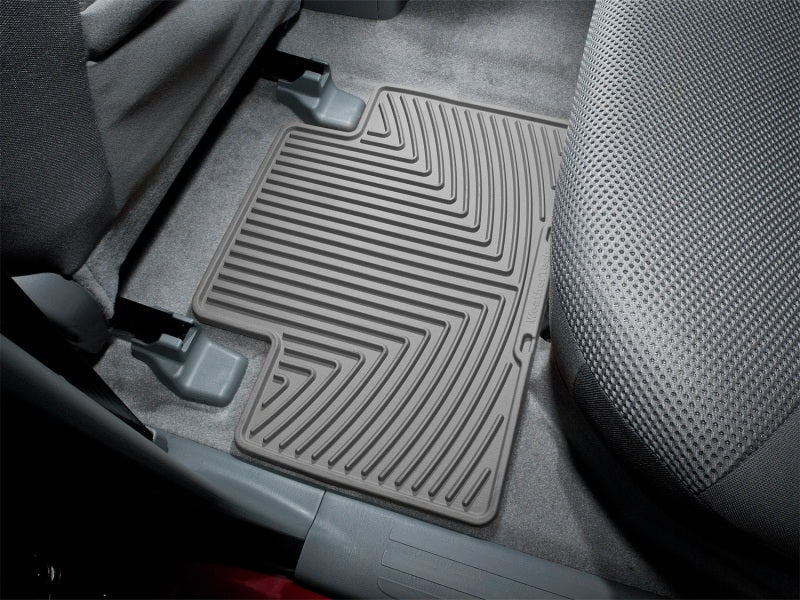 WeatherTech 05-13 Toyota Tacoma Crew Cab Rear Rubber Mats - Grey - Image 5