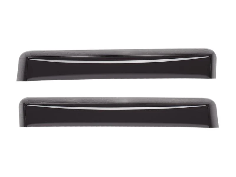 WeatherTech 07-11 Chevrolet Aveo Rear Side Window Deflectors - Dark Smoke - Image 5