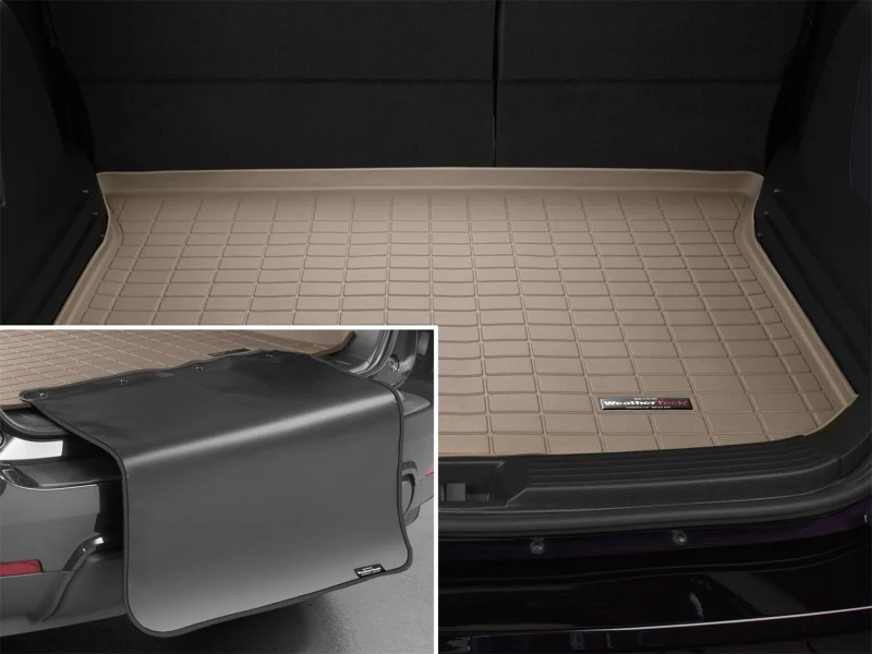 WeatherTech 07-12 Ford Edge Cargo Liner w/ Bumper Protector - Tan - Image 2