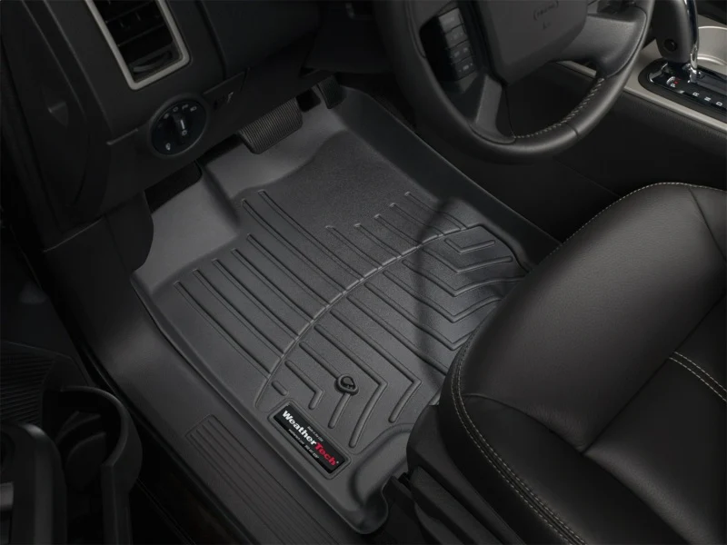 WeatherTech 07-12 Ford Edge Front FloorLiner - Black - Image 8