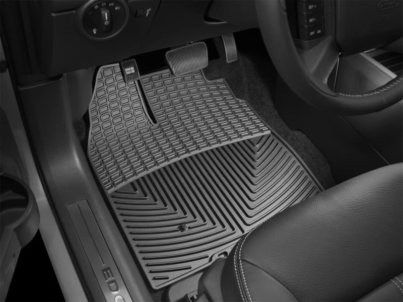 WeatherTech 07-12 Ford Edge Front Rubber Mats - Black - Image 5