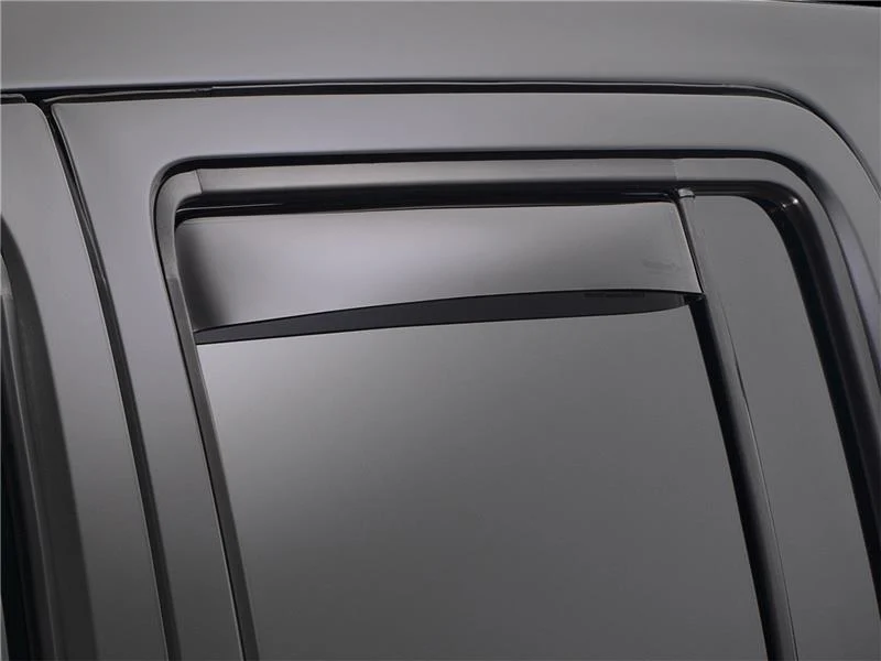 WeatherTech 07-12 Ford Edge Rear Side Window Deflectors - Dark Smoke - Image 2