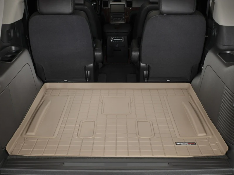 WeatherTech 07-13 Cadillac Escalade Cargo Liners - Tan - Image 5