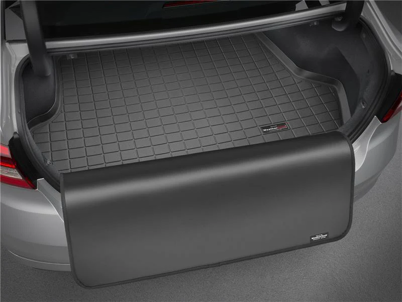 WeatherTech 07-13 Cadillac Escalade ESV Cargo With Bumper Protector - Tan - Image 2