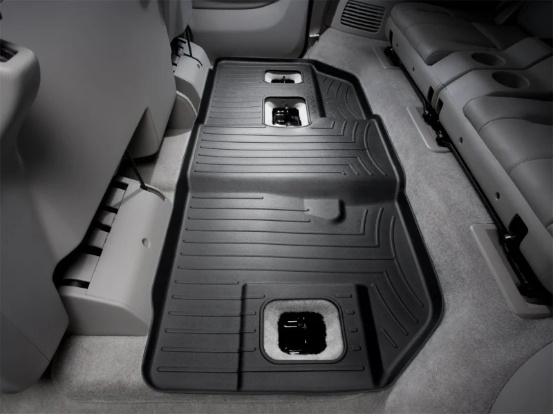 WeatherTech 07-13 Cadillac Escalade ESV Rear FloorLiner - Black - Image 9