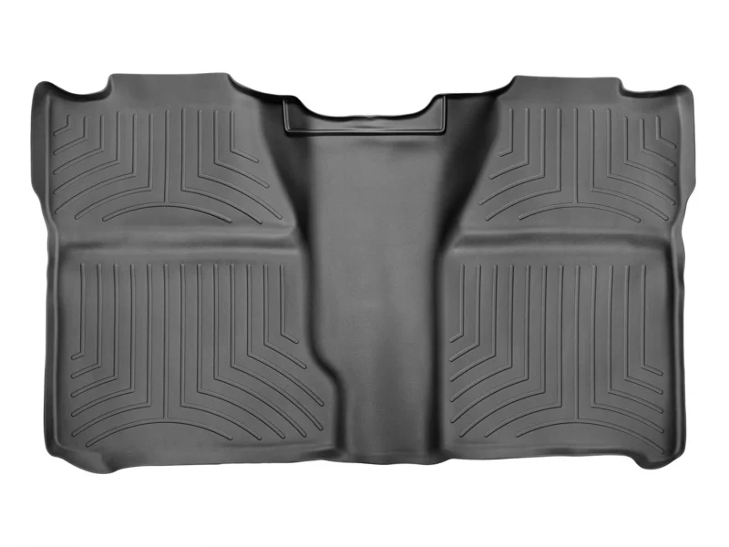 WeatherTech 07-13 Chevrolet Silverado Crew Cab Rear FloorLiner - Black