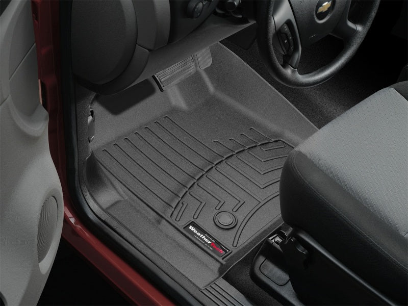 WeatherTech 07-13 Chevrolet Silverado Front FloorLiner - Black - Image 14