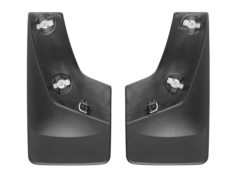 WeatherTech 07-13 Chevrolet Silverado No Drill Mudflaps - Black - Image 4