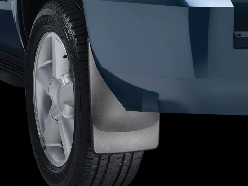 WeatherTech 07-13 Chevrolet Tahoe No Drill Mudflaps - Black - Image 5