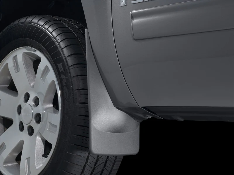 WeatherTech 07-13 GMC Sierra No Drill Mudflaps - Black - Image 5