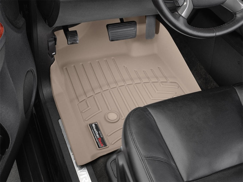 WeatherTech 07+ Chevrolet Avalanche Front FloorLiner - Tan - Image 10
