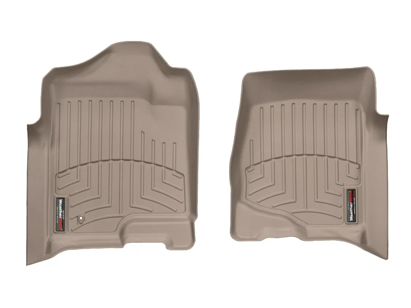 WeatherTech 07+ Chevrolet Avalanche Front FloorLiner - Tan - Image 4