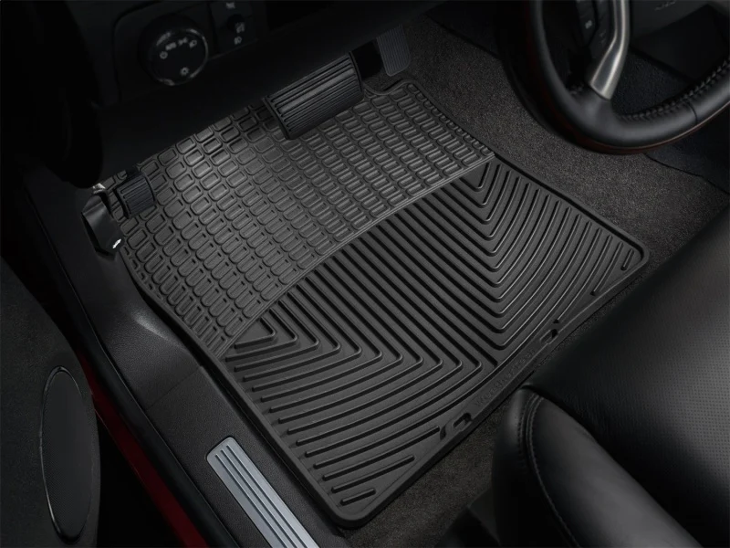 WeatherTech 07+ Chevrolet Avalanche Front Rubber Mats - Black - Image 5
