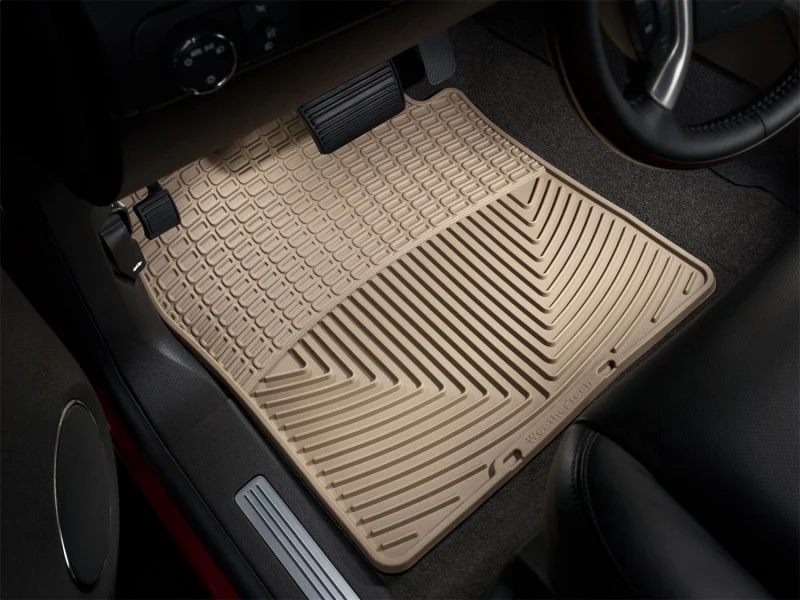 WeatherTech 07+ Chevrolet Avalanche Front Rubber Mats - Tan - Image 5