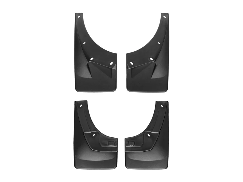 WeatherTech 07+ Chevrolet Avalanche No Drill Mudflaps - Black - Image 5
