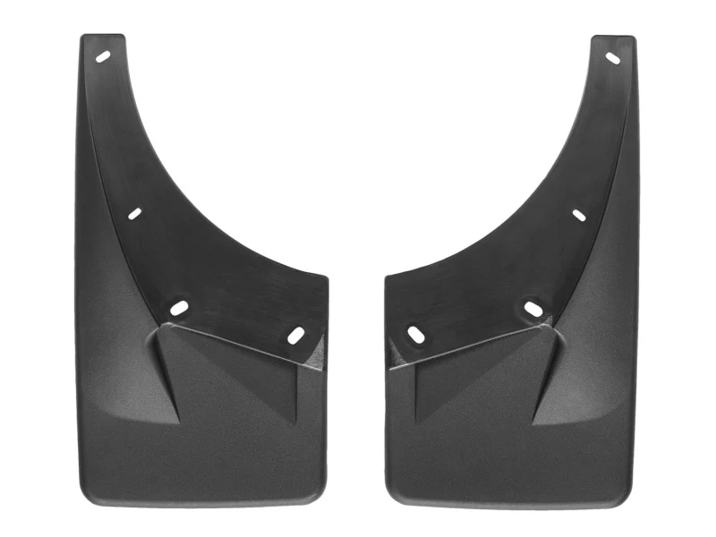 WeatherTech 07+ Chevrolet Avalanche No Drill Mudflaps - Black - Image 2