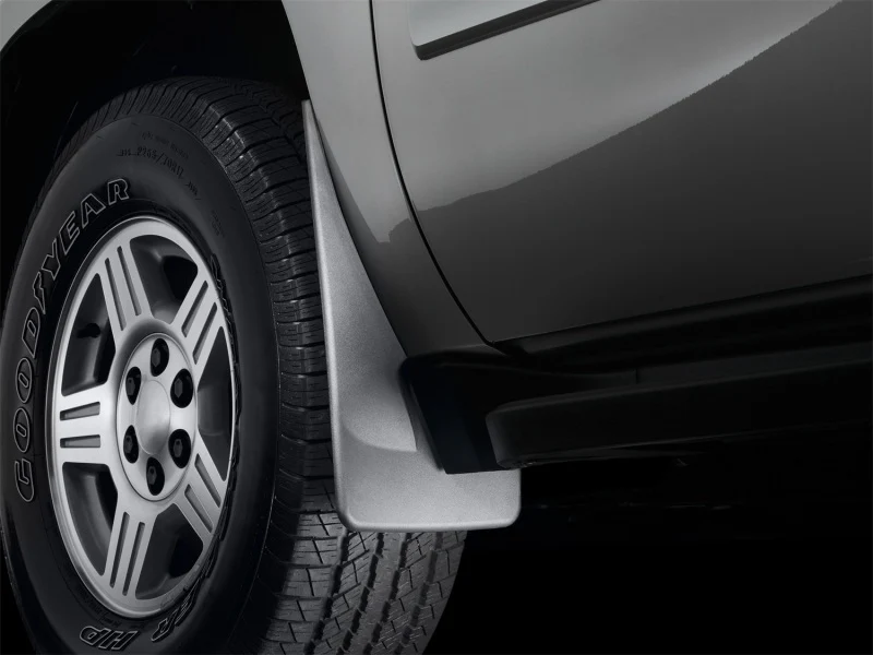 WeatherTech 07+ Chevrolet Avalanche No Drill Mudflaps - Black - Image 6