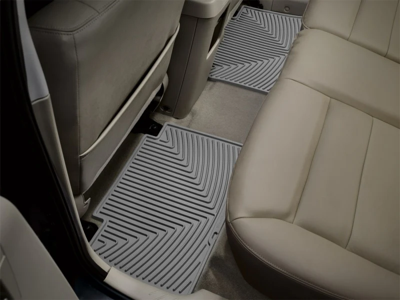 WeatherTech 07+ Ford Expedition Rear Rubber Mats - Grey - Image 5