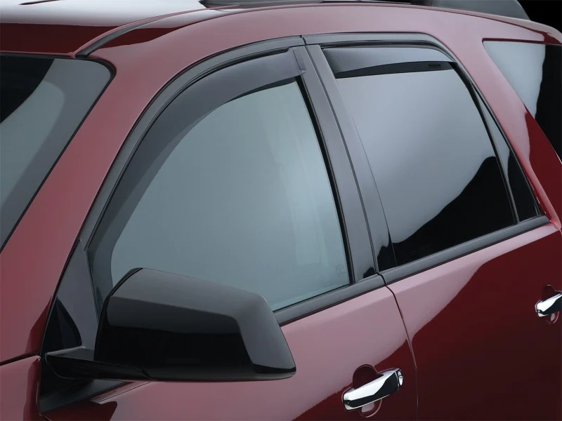 WeatherTech 07+ GMC Acadia Front and Rear Side Window Deflectors - Dark Smoke