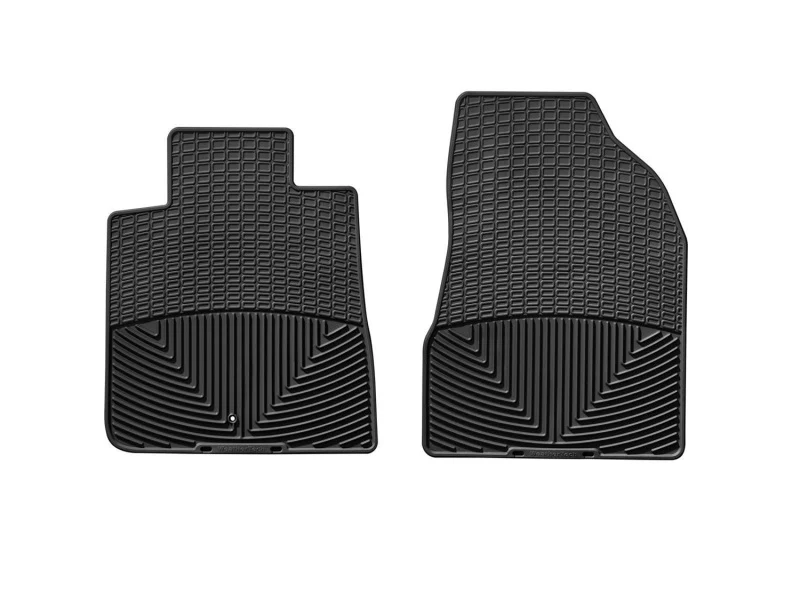 WeatherTech 07+ GMC Acadia Front Rubber Mats - Black - Image 3