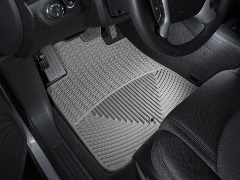 WeatherTech 07+ GMC Acadia Front Rubber Mats - Grey - Image 5