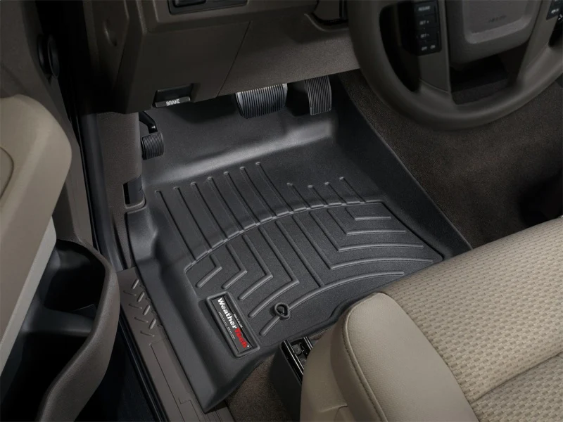 WeatherTech 08-10 Ford F-150 Front FloorLiner - Black - Image 15
