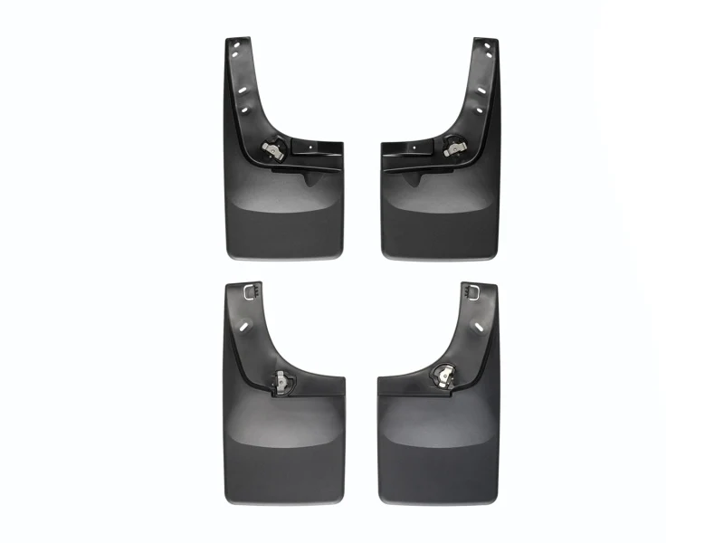 WeatherTech 08-10 Ford F250/F350/F450/F550 No Drill Mudflaps - Black - Image 3