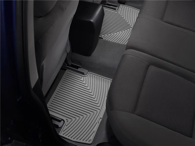 WeatherTech 08-10 Ford F250/F350/F450/F550 Rear Rubber Mats - Grey - Image 3