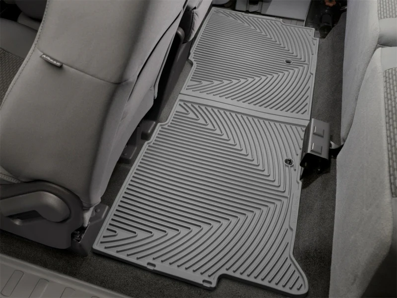 WeatherTech 08-10 Ford F250/F350/F450/F550 Rear Rubber Mats - Grey - Image 5
