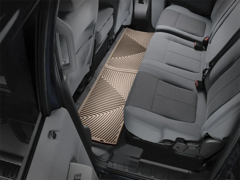 WeatherTech 08-10 Ford F250/F350/F450/F550 Rear Rubber Mats - Tan - Image 5
