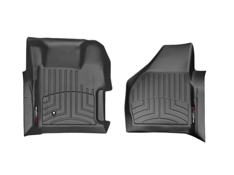 WeatherTech 08-10 Ford F250/F350/F450/F550 Super Duty Regular Cab Front FloorLiner - Black - Image 2