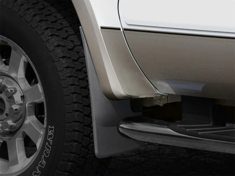 WeatherTech 08-10 Ford F250/F350 No Drill Mudflaps - Black - Image 6