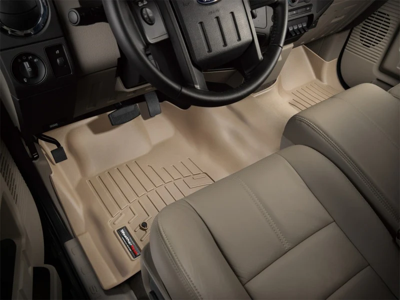 WeatherTech 08-10 Ford SuperDuty Front Floorliner OTH - Tan - Image 16