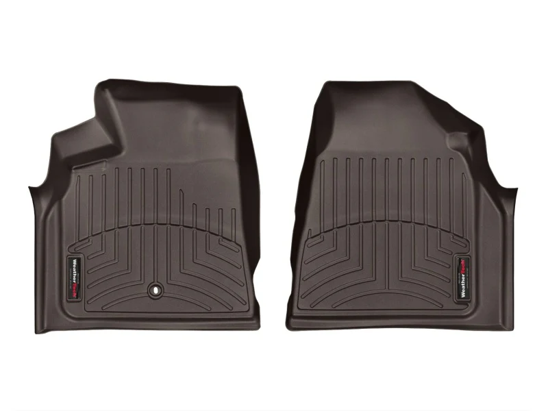 WeatherTech 08-16 Buick Enclave Front FloorLiner - Cocoa (Fits Vehicles w/ Oval Twist Retention)