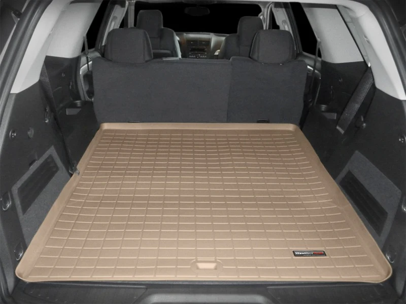 WeatherTech 08+ GMC Acadia Cargo Liners - Tan - Image 5