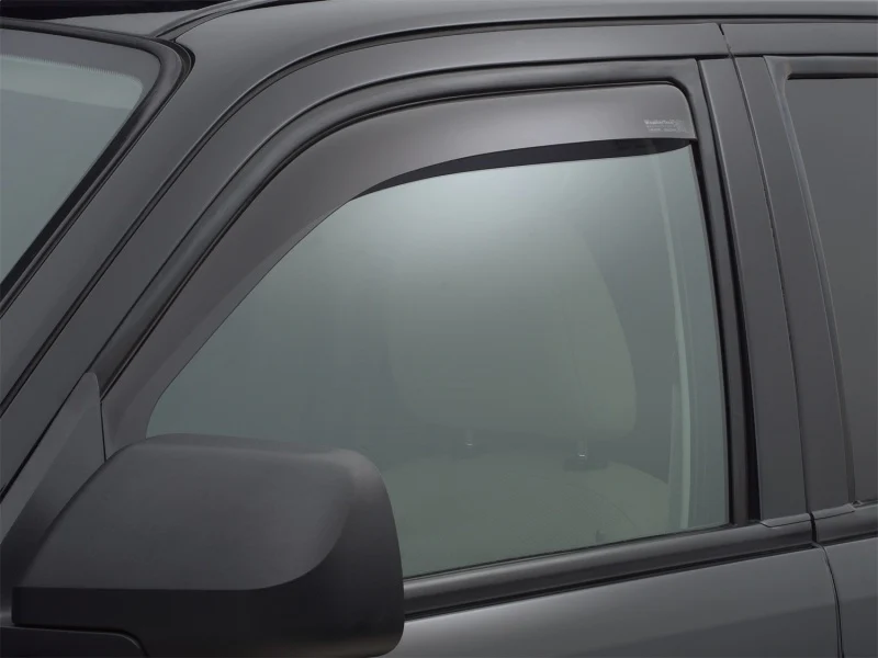 WeatherTech 08+ Mazda Tribute Front Side Window Deflectors - Dark Smoke - Image 3