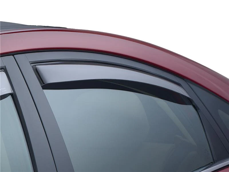 WeatherTech 08+ Mazda Tribute Front Side Window Deflectors - Dark Smoke - Image 5