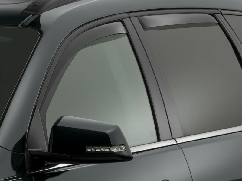 WeatherTech 09-11 Chevrolet Traverse Front and Rear Side Window Deflectors - Dark Smoke - Image 2