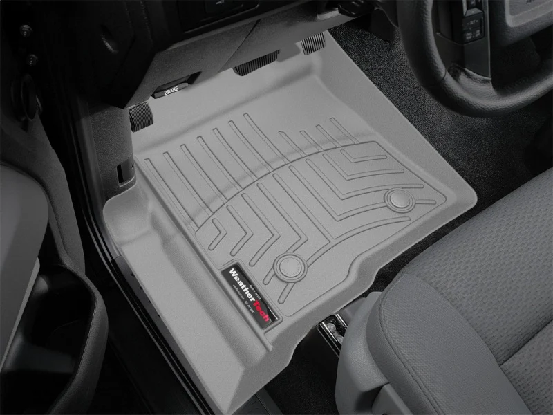 WeatherTech 09-14 Ford F-150 Front FloorLiner - Grey (Fits Vehicles w/ Dual Floor Posts) - Image 5