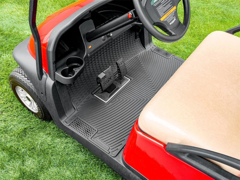 WeatherTech 09-20 EXGO 2FIVE / 08-22 EZOGRXV Golf Cart Mat - Black (FLAT BOX) - Image 2